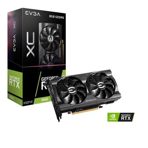 EVGA NVIDIA GeForce RTX 3050 XC Gaming Dual Fan 8GB .